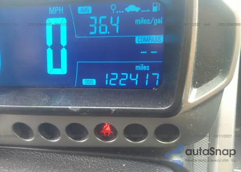 2013 Chevrolet Sonic Ltz Manual z USA, uszkodzony, nr VIN 1G1JF6SB6D4196554